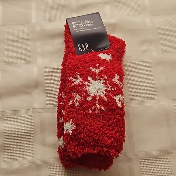 Gap Women's Bundle Of 9 Pairs Of Cozy Socks One Size Pink/ Red - Picture 9 of 16